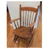Vintage Maple Rocking Chair