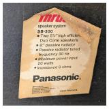 Pair of Panasonic Thrusters Speakers
