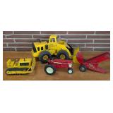 Farmall Tractor and Tonka Loaders