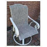 Pair of Patio Chairs and Ottoman