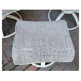 Pair of Patio Chairs and Ottoman