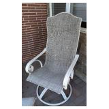 Pair of Patio Chairs and Ottoman