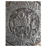 Pair of Persian Copper and Tin Hanging Wall Plates