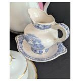Assorted Vintage Painted Porcelain Dishes