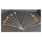 Turkish Brass Kabob Skewers