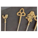 Turkish Brass Kabob Skewers