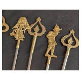 Turkish Brass Kabob Skewers