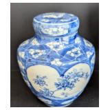 Pair of Small Cloisonné and Ceramic Urns