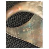 Pair of Sterling Silver Turquoise and Abalone Rings