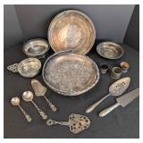 Vintage Silver Plated Servingware and Utensils