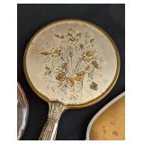 Vintage Hand Mirrors and Hair Receiver