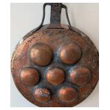 Large Vintage Copper Egg Poacher