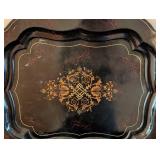 Vintage Painted Tole Trays and Trinket Boxes