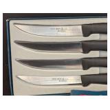 Wusthof Silverpoint Steak Knives and Sharpener