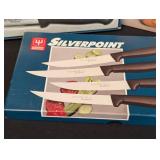 Wusthof Silverpoint Steak Knives and Sharpener