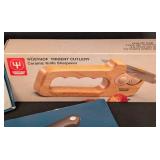 Wusthof Silverpoint Steak Knives and Sharpener