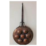 Large Vintage Copper Egg Poacher