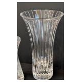 Crystal Bowl and Vases