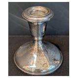 Vintage Empire Weighed Sterling Silver Candleholders