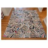 Vintage Unfinished Patchwork Quilt