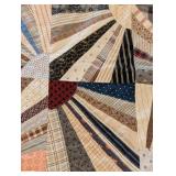 Vintage Unfinished Patchwork Quilt