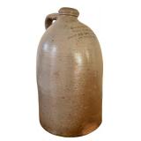 LLR -Vintag  C. A. Norton & Co. Wine Merchants 1 Gallon Stoneware Pottery Jug