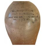 LLR -Vintag  C. A. Norton & Co. Wine Merchants 1 Gallon Stoneware Pottery Jug
