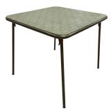 LLR - Folding Costco Table with 4 Samsonite Folding Chairs