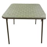 LLR - Folding Costco Table with 4 Samsonite Folding Chairs