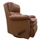 LLR - Lane Swivel Recliner Chair in Brown Leather
