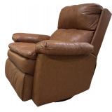 LLR - Lane Swivel Recliner Chair in Brown Leather