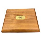 LO - Vintage Office Lot with Metal Tin Box, Desk Set, Brass Toast Rack, and More