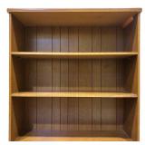 LO - Vintage Wooden Bookshelf with 3 Shelves