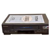 BR1 - Panasonic Omnivision VHS Video Cassette Recorder with Manual