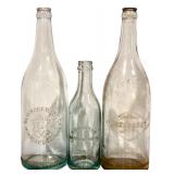 LLR - Collection of 5 Vintage Pottery and Glass Bottles Including Brewery Pieces