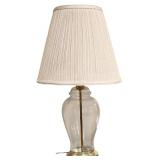 LLR - Vintage Table Lamp with Clear Glass Body and Gold Base