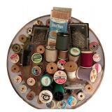 BR2 - Large Collection of Sewing Supplies with Yarn, Buttons, Thread, and Accessories