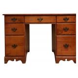BR1 - 1949 Solid Maple Vintage Desk with 7 Drawers