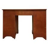 BR1 - 1949 Solid Maple Vintage Desk with 7 Drawers