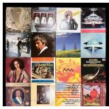 LLR - Collection of 16 Vintage Vinyl Records Assorted Genres