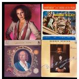 LLR - Collection of 16 Vintage Vinyl Records Assorted Genres
