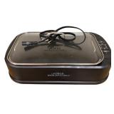 LLR - Power Smokeless Grill with Glass Lid and Dual Grill Plates