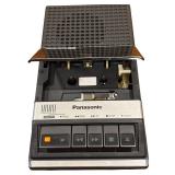 LO - Vintage Panasonic RQ-2107 Portable Cassette Tape Recorder with Box and Car Cord