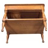 LLR - Vintage Wooden End Table with Drawer and Shelf