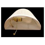 LLR - Headboard Lamp with Cream Shade