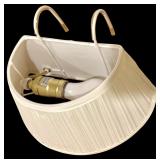 LLR - Headboard Lamp with Cream Shade