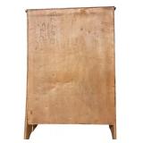 A - Vintage 4-Drawer Wooden Dresser