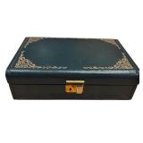 LR - Collection of Vintage Jewelry and Trinket Boxes Assorted Styles