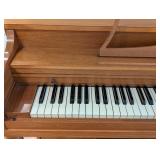 LR - Cable Upright Piano with Bench, 58 Inch Wide Oak Finish
