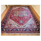 DR - Large Persian Style Wool Area Rug 99 x 144 Inches
